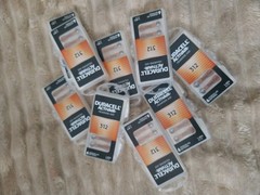New Fresh Duracell Activair Hearing Aid Batteries Size 312 56 Batteries 09/2029