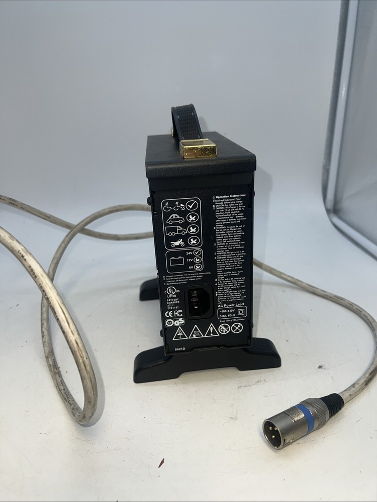 4C24080A 24 Volt Battery Charger For Power Wheelchair 3 Pin Invacare Jazzy