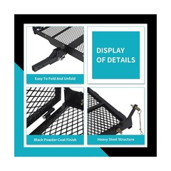 New Mobility Carrier Ramp Hitch Mounted 46.2 x 26.8 x 38.7 500 lbs for Wheelc…