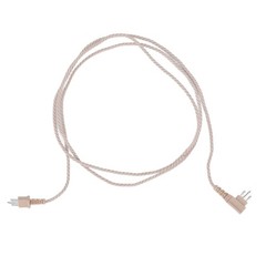 10items 3 Pin Hearing Aid Receiver Cable Portable Wear Resistant PVC Hearing