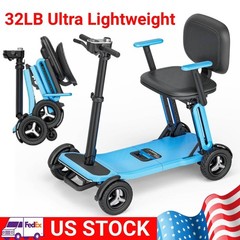 PAISEEC Mobility Scooter for Seniors 32LB Ultra Lightweight Airline Approved USA