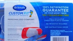 Dr. Scholl’s Custom Fit Orthotic Inserts – Red, 1 Pair (CF440)