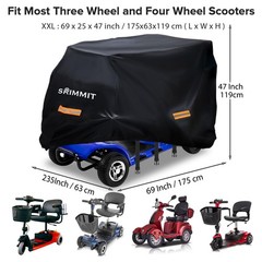 Upgraded Mobility Scooter Storage Coversrimmit Heavy Duty 420D Oxford Fabric