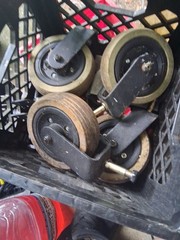 4 X Jazzy Select 6 Caster Wheels Power Wheelchair
