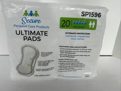 Secure Personal Care Products. 1 Pack 20 Pads. Ultimate Pads. SP1596 BRAND NEW.