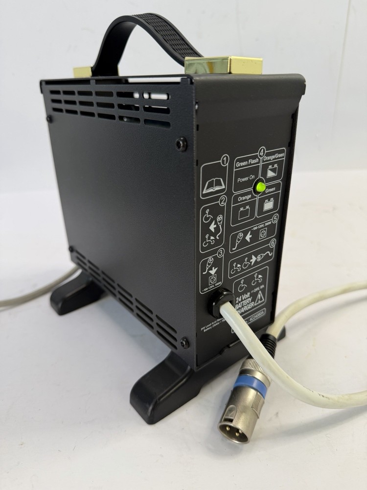 MK Battery Charger 4C24080A 24V 8A Wheelchair Mobility Scooter 3-Pin XLR Clean