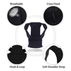 Posture Corrector Bad Back Support Brace Shoulder Scoliosis Lower Pain Relief