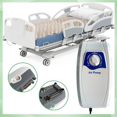 Hospital Bed Alternating Air Pressure Mattress Pad Quiet Pump Relieve Bedsore