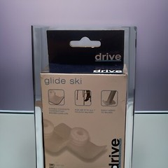 Drive Medical Walker Ski Glides Easily Maneuvers Over Most Surfaces White 1 Pair