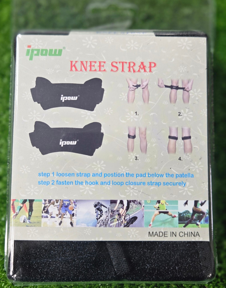 IPOW 2 Pack Knee Pain Relief & Patella Stabilizer Knee Strap Brace Support