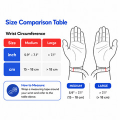 Wrist Support Brace & Compression Glove Kit – Carpal Tunnel, Arthritis Relief