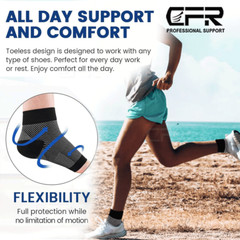 Medias compresivas Tobillera estabilizadora para deporte tendinitis artritis