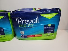 PREVAIL Per-Fit Adult MEDIUM Unisex Underwear 2Bags Of 20 (=40) Perfit Daily