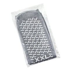 Non Slip Anti Skid Grip Socks | Premium Terry Cloth | XL 2XL 3XL Beige Gray Blue
