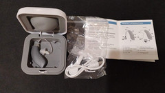 Hearing Aid OTC Digital Elderly Deaf Amplifier BTE Behind Ear, 1 Unit (Grey)