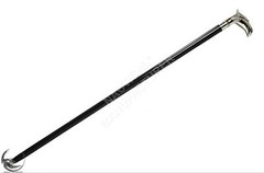 Vintage Designer Solid Brass Eagle head Wooden Walking Stick Cane Antique Gift