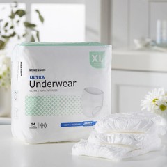 McKesson Adult Disposable Pull On Up Underwear Diapers XL Heavy Absorbency 56 Ct