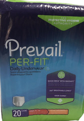 Prevail Per-Fit Adult Medium Incontinence Pull-Up Diapers, 20 Count
