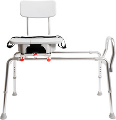 Adjustable Sliding Shower Chair & Transfer Bench for Elderly & Disabled