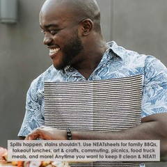 Neatsheets Disposable Bibs For Adults Tab Napkins For Eating Personal Use Home