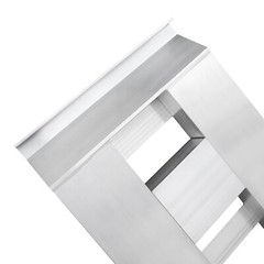 2pcs Aluminum Trailer Ramps Loading Ramps Truck Car Auto Trailer Ramps