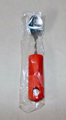 Carex Adaptive Cutlery Set ~ Red Set of 4 Oversized Bendable Utensils BRAND NEW