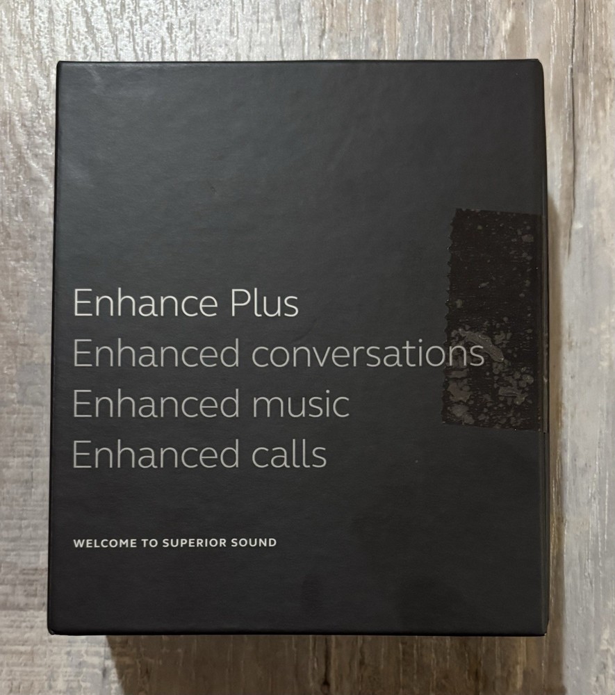 Jabra Enhance Plus Hearing Aids – Dark Gray/OTC/Rechargeable NEW ($800 Retail!)