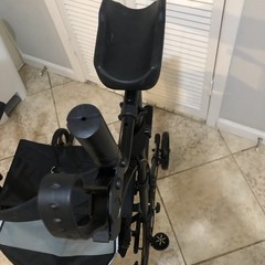 Vive Mobility Upright Rollator – Walker w/Foldable Seat-PICK UP ONLY