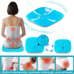 Masteymoh Gel Seat Cushion for Long Sitting, Gel Cushions for Pressure Sores Rel