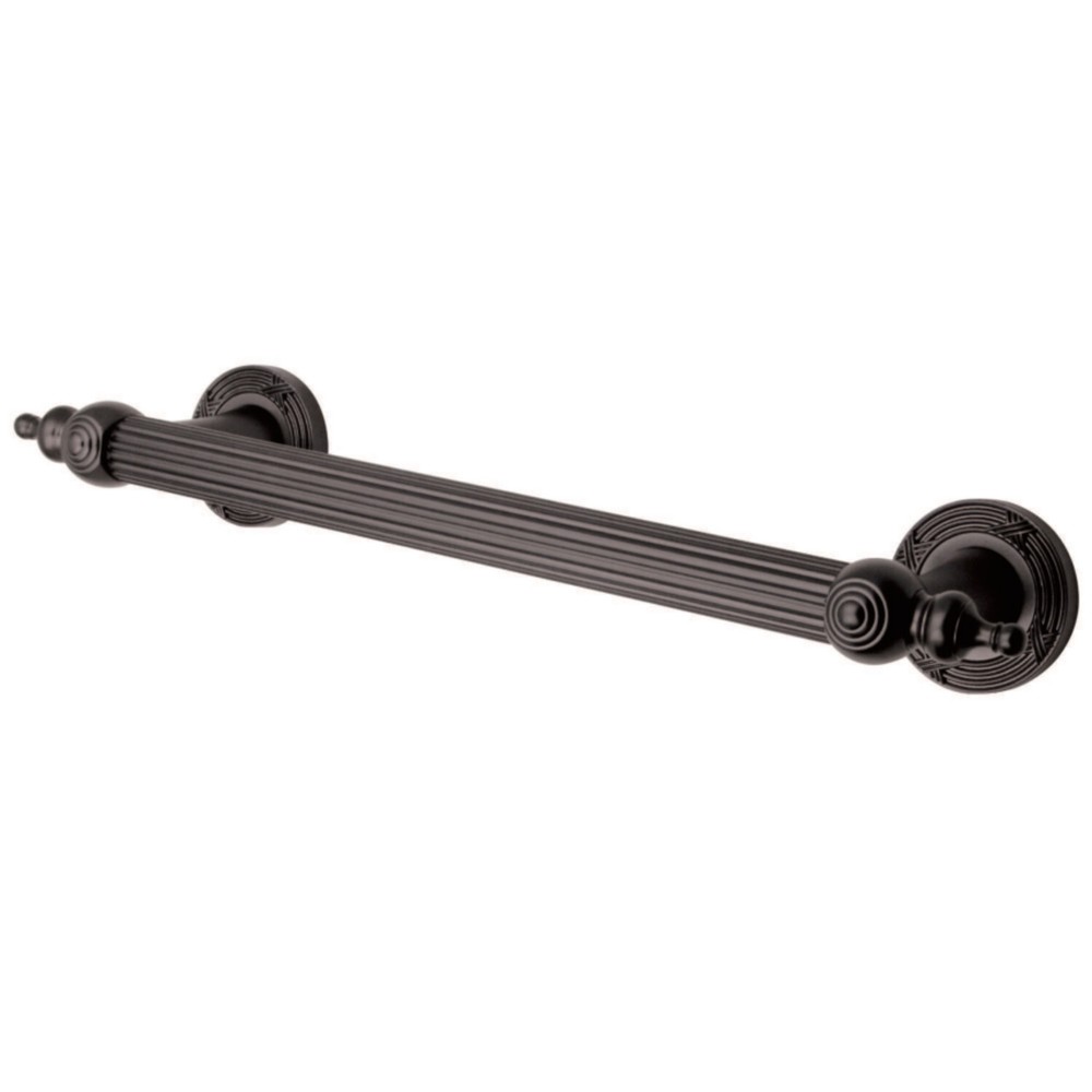Kingston Brass DR710125 12″ Decorative Grab Bar, Oil Rubbed Bronze, Bronze