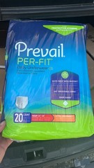 Prevail Per-Fit Unisex Incontinence Underwear – Medium Size, Bag of 20