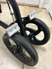 Unbranded Black Steerable Knee Walker Medical Scooter Foot Injuries, Preowned