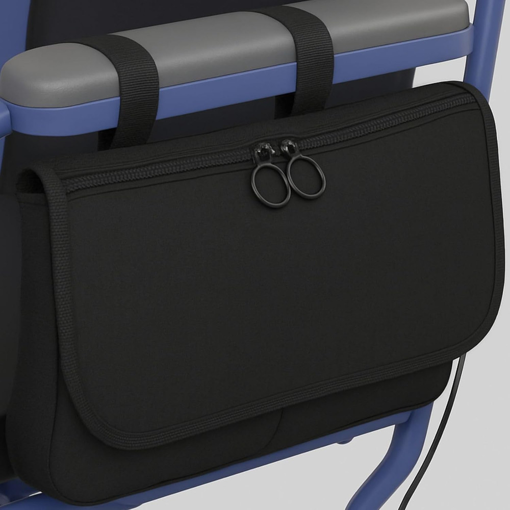 Wheelchair Carry Bag – Arm Rest Pouch for Rollator, Walkers, Power Wheel Chairs