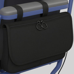 Wheelchair Carry Bag – Arm Rest Pouch for Rollator, Walkers, Power Wheel Chairs