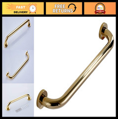 Bathroom Shower Grab Bar 20 Inch, Concealed Screws, Gold Finish Handrail, Home S