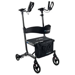 LifeWalker UPWalker EZ Lite Lightweight Upright Rollator Walker for Seniors