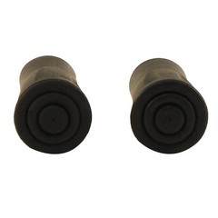 5/8″ Black Rubber Replacement Cane Tips Walking Stick Chair Walker 2 pc tip set