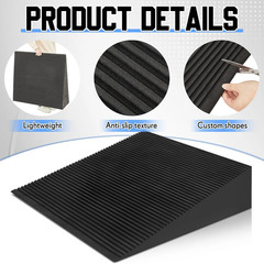 EVA Foam Threshold Ramp, Lightweight Non Slip Doorway Ramp for Wheelchair Walker