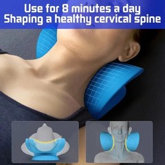 Neck Stretcher Cervical Traction Pillow Relaxer for Neck Shoulder Pain Relief