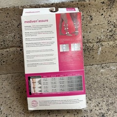 Mediven 22301 Medi ASSURE Thighs W/ TopBand 30-40 mmHg Close Toe Beige Small (b5