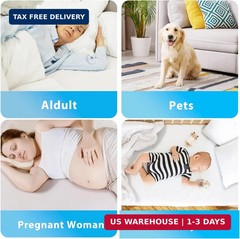 Washable Incontinence Bed Pads (72″ x 36″) for Adults, Kids, Dogs Waterproof and