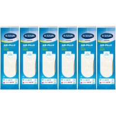 6 Pack Dr. Scholls Comfort Air-Pillo Men Size 7-13 / Women Size 5-10 1 Pair Each