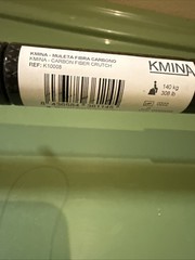 KMINA Carbon Fiber Crutch Unit Open Cuff Forearm Crutch K10008