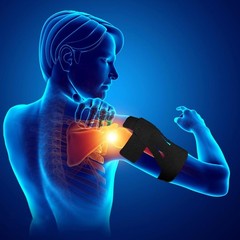 PreCut Kinesiology Tape for Shoulder (20 Pcs) – Waterproof Breathable Athletic