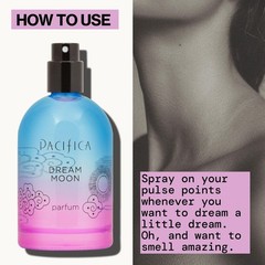Pacifica Dream Moon Spray Perfume 2 Fl Oz Bergamot Pink Rose Vanilla Sandalwood