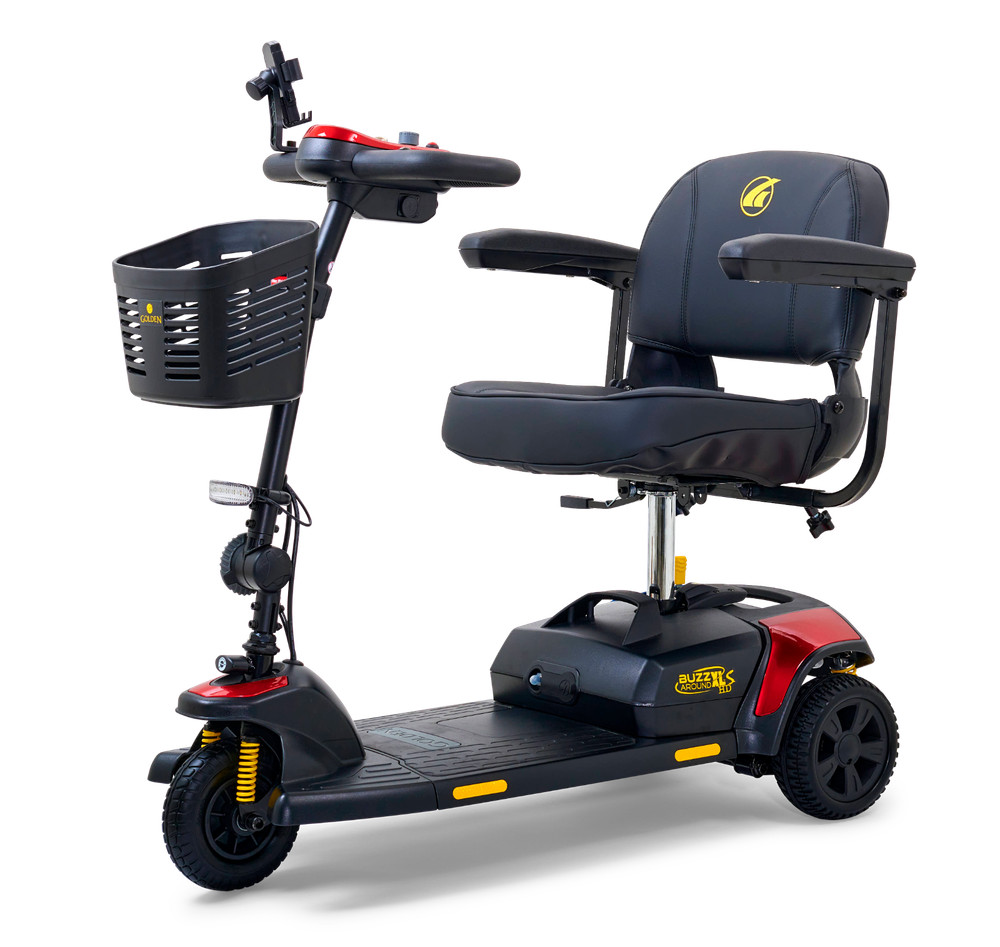Golden GB121B Buzzaround XL® 3-Wheel Travel Mobility Scooter