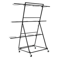 Flower Display Stand, 3-tier Flower Holder, Flower Display Stand with 12 Pieces