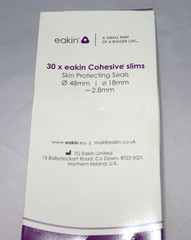 Eakin Cohesive Seal Slims 839005 30-Pack Ostomy Skin Protective Seals 48mm/18mm