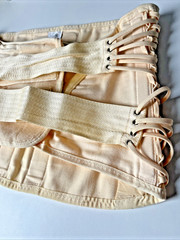 Trulife Camp XXI Lumbosacral Short Back Support Brace 432 Size Large Beige NIB