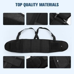 Unisex Weight Lift Lumbar Lower Back Waist Support Belt Brace Suspender Work